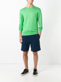 ribbed trim jumper