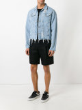 'Desiress' distressed denim jacket