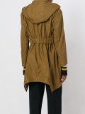 scallop pocket parka