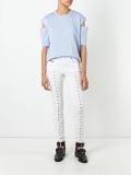 slit shortsleeves T-shirt