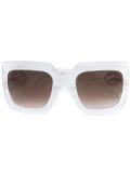 oversize square frame sunglasses