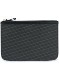 cube print clutch bag