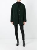 buttoned coat