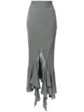 spiral hem skirt