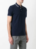 striped collar polo shirt 