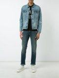 flap pockets denim jacket