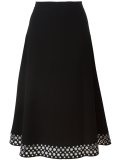 eyelet embellished skirt