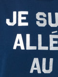 slogan sweatshirt 