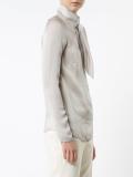 neck bow shirt