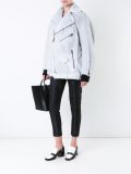 lace up biker jacket