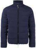banded collar padded jacket