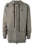 distressed hoodie 