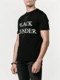 black thunder print t-shirt
