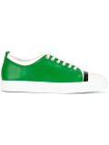 triple tone low-top sneakers