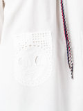 ruffle-sleeve blouse