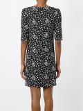 star print shift dress