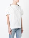 drawstring short sleeve top