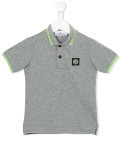 logo patch polo shirt 
