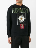 'royalty' slogan sweatshirt