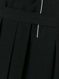 wrapped pleated skirt
