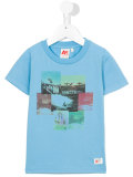 beach print T-shirt