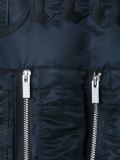creased sleeves bomber jacket