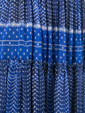 pattern pleated skirt