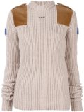 turtleneck ribbed sweater