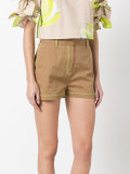 contrast stitch shorts