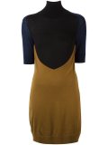colour block knit dress