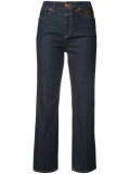 high waisted cropped jeans 