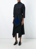 loose-fit turtleneck blouse