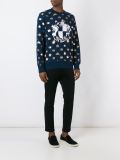 blazon print sweatshirt