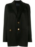 raw edge oversized jacket