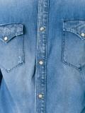 patch pocket denim shirt