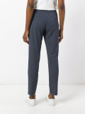 polka dot print trousers