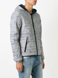 floral-print quilted jacket