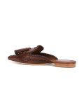 tassel detail pointed mules