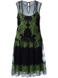 lace detailing sheer dress