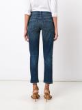 embroidered flower jeans 