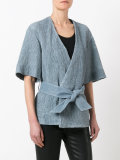 belted kimono jacket 