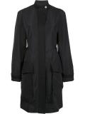 oversized flap pockets coat