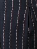 pin stripe wide-leg trousers 