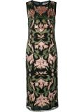 embroidered midi dress