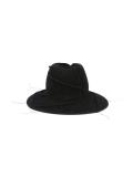 ribbed detailing fedora hat