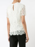 lace shortsleeved blouse