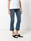 cropped flare jeans