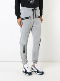 zip pocket track pants