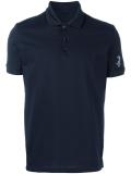 embroidered fish polo shirt