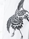 飞鸟刺绣衬衫